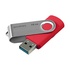 Papírenské zboží - Goodram USB flash disk, USB 3.0 (3.2 Gen 1), 16GB, UTS3, červený, UTS3-0160R0R11, USB A, s otočnou krytkou