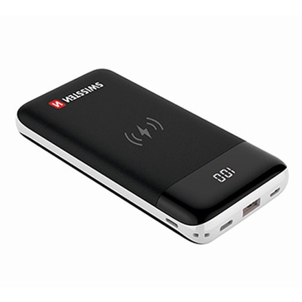 Papírenské zboží - SWISSTEN, Power Bank, ALL-IN-ONE, Li-Pol, 5/9/12V, 10000mAh, nabíjení mobilních telefonů