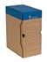 Papírenské zboží - Archivačná krabica, modro-biela, kartón, A4, 150 mm, VICTORIA