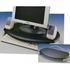 Papírenské zboží - Podstavec pod monitor, priestor pre klávesnicu, čierny, drevo-plast, 40 kg nosnosť, ergo