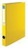 Papírenské zboží - Zakladač štvorkrúžkový, žltý, 35 mm, A4, PP/kartón, VICTORIA