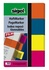 Papírenské zboží - Záložky, 4x40 lístkov, 20x50 mm SIGEL 614, mix farieb
