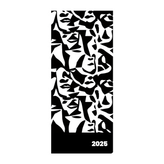 Papírenské zboží - Diář PVC měsíční 2025 Faces
