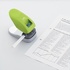 Papírenské zboží - Zošívačka PLUS Paper Clinch SL-112A-EU (na 10 listov), zelená - NEPOTREBUJE SPONKY