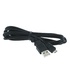 Papírenské zboží - USB kábel (2.0), USB A M - microUSB M, 1.8m, čierny, Logo, blister
