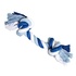 Papírenské zboží - Uzol HipHop bavlnený 2 knôty - tm.modrá, sv.modrá, biela 41cm, 460g