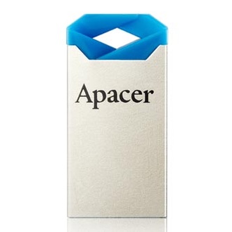 Papírenské zboží - Apacer USB flash disk, USB 2.0, 64GB, AH111, modrý, AP64GAH111U-1, USB A, s poutkem