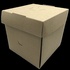 Papírenské zboží - Burger box (PAP - FSC Mix) rozkladací nepremastiteľný kraft 145 x 145 x 150 mm [50 ks]