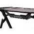 Papírenské zboží - ULTRADESK Herný stôl INVADER - BLACK, 120x64 cm, 75 cm, podsvietený, s XL podložkou pod myš, držiak slúchadiel aj nápojov