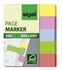 Papírenské zboží - Značkovacie prúžky, 5x40 lístkov, 12x50 mm, SIGEL Brillant, mix farieb