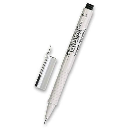 Papírenské zboží - Popisovač Faber-Castell Ecco Pigment - černý 0,4 mm