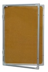 Papírenské zboží - Vitrína vnitřní s vertikálním otevíráním 90 x 60 - korková