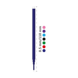 Papírenské zboží - Náplň gumovací PILOT Frixion 0,5 mm Micro hrot - modrá [1 ks]