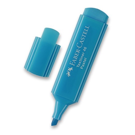 Papírenské zboží - Zvýrazňovač Textliner 1546 Pastel,světle modrá Faber-Castell  

