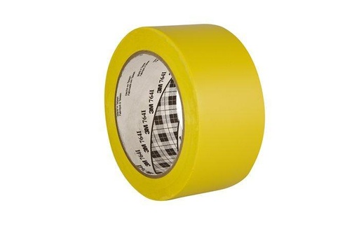 Papírenské zboží - Bezpečnostní páska, samolepící, 50 x 33 mm, 3M, žlutá