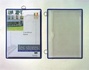 Papírenské zboží - Nástenný držiak, A4, vertikálne, kovový rám, TARIFOLD, modrý