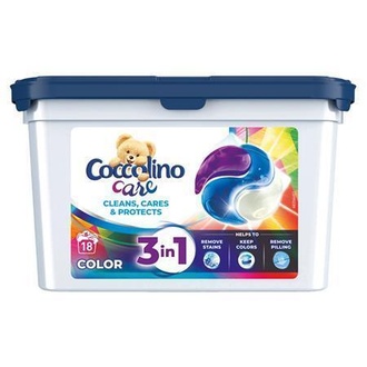 Papírenské zboží - Kapsle na praní "Care Color", 18ks, COCCOLINO
