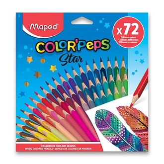Papírenské zboží - Pastelky Maped Color'Peps 72 barev