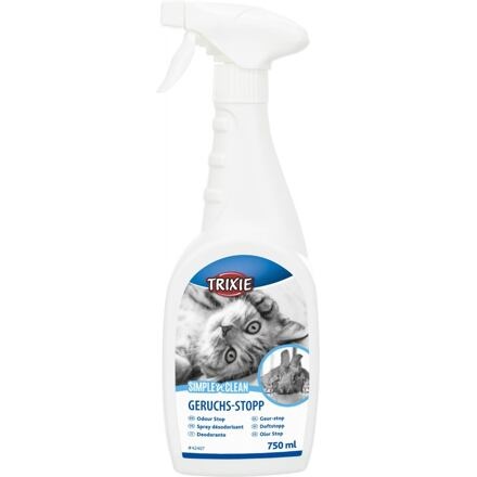 Papírenské zboží - Simple´n´Clean Odour Stop, stop zápachu pro kočičí WC, 750ml 