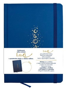 Papírenské zboží - Notes Luxi prázdný - A5 - lamino - námořnická modrá