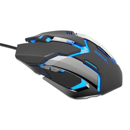 Papírenské zboží - E-Blue Myš Auroza Gaming, 4000DPI, optická, 6tl., 1 kolečko, drátová USB, černá, herní