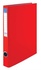 Papírenské zboží - Zakladač štvorkrúžkový, červený, 35 mm, A4, PP/kartón, VICTORIA