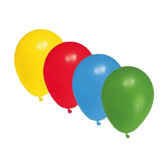 Papírenské zboží - Nafukovací balónky barevné mix "S" [100 ks]