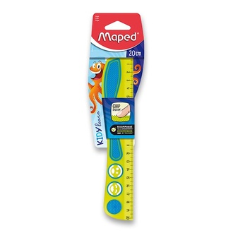 Papírenské zboží - Pravítko Maped Kidy Learn - 20 cm, mix barev
