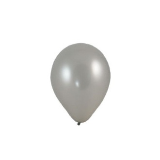 Papírenské zboží - Nafukovací balónky stříbrné "M" [100 ks]