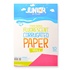 Papírenské zboží - Dekoračný papier A4 Neon ružový vlnkový 165 g, súprava 10 ks
