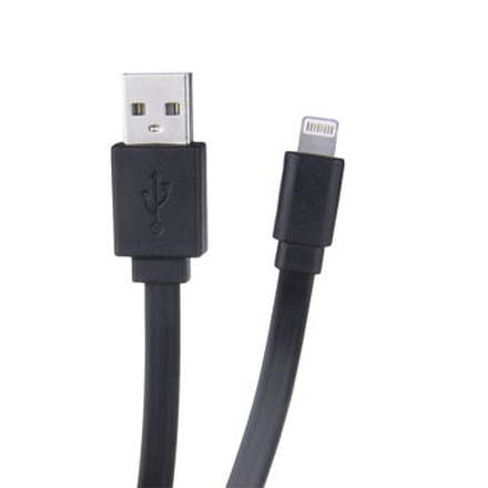 Papírenské zboží - Kabel USB (2.0), USB A M- Apple Lightning M, 1.2m, černý, Avacom