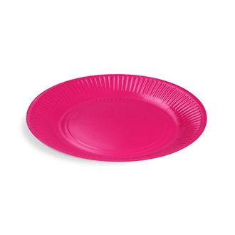 Papírenské zboží - Papírový talíř (FSC Mix) fuchsia průměr 23cm [10 ks]