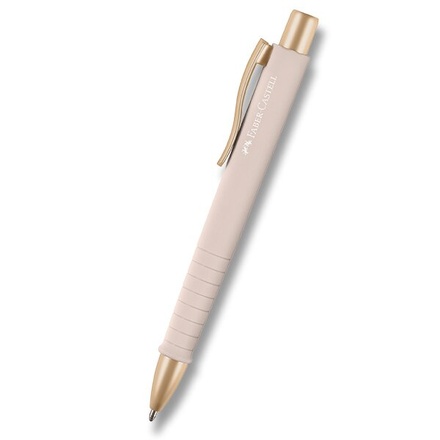 Papírenské zboží - Kuličkové pero Faber-Castell Poly Ball Urban Gold XB,světle růžová