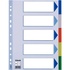 Papírenské zboží - Plastové farebné rozlišovače Esselte, A4, Mix farieb