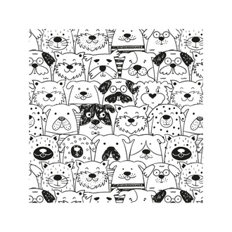 Papírenské zboží - Ubrus do výtvarné výchovy 65x50cm Pets