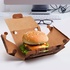 Papírenské zboží - Burger box(mikrovlnitá lepenka) s potlačou 150 x 150 x 95 mm [100 ks]