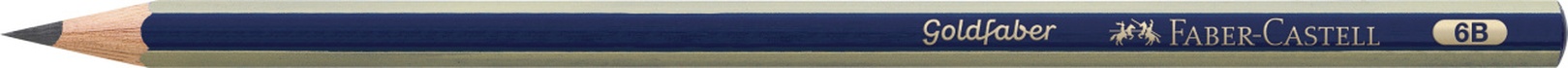 Papírenské zboží - Grafitová ceruzka Goldfaber 1221, 6B Faber Castell 112506