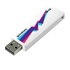 Papírenské zboží - Goodram USB flash disk, USB 2.0, 16GB, UCL2, biely, UCL2-0160W0R11, USB A, vysúvací konektor