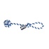 Papírenské zboží - Preťahovadlo HipHop bavlnená lopta, tm.modrá, sv.modrá, biela 30cm, 130g