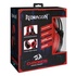Papírenské zboží - Redragon CHRONOS, herné slúchadlá s mikrofónom, ovládanie hlasitosti, čierno-červená, 2x 3.5 mm jack + USB