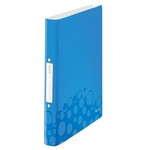 Papírenské zboží - Desky s 2kroužkovým mechanismem Leitz WOW, modrá