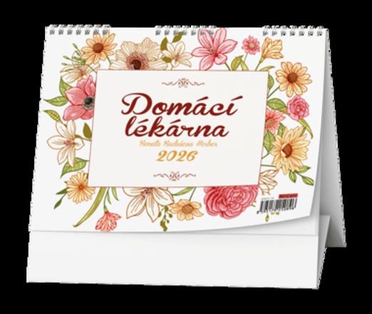 Papírenské zboží - Stolní kalendář - Domácí lékárna (Renata Raduševa Herber)