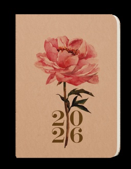 Papírenské zboží - Denní diář - David - Kraft - Růže