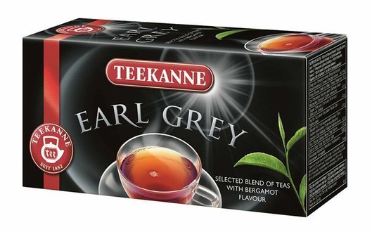 Papírenské zboží - Černý čaj "Earl grey", 12x1,65 g, TEEKANNE
