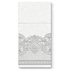 Papírenské zboží - Obrúsky na príbory PAW AIRLAID 40x40cm Royal Lace Silver [25 ks]
