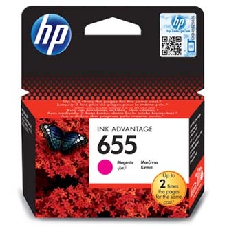 Papírenské zboží - HP originální ink CZ111AE, HP 655, magenta, 600str., HP Deskjet Ink Advantage 3525, 5525,