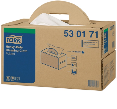 Papírenské zboží - Netkaná textílie TORK Premium 530 bílá Handy Box [200 ks]