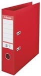 Papírenské zboží - Pákový pořadač "Standard", ochranné spodní kování, červená, 75 mm, A4, PP, ESSELTE