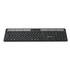 Papírenské zboží - Powerton SolarSlim, Solárna klávesnica integrovaná, US, Multi-Device typ 2.4 GHz Dongle + Dual Bluetooth, bezdrôtová, čierna