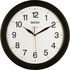Papírenské zboží - Nástenné hodiny, čierna, 28 cm, SECCO